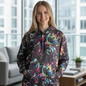 Colorful Splatter Women's Hoodie